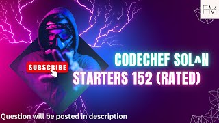 Maximize Hamming Distance  codechef solution  100 working  starters 152 [upl. by Lehplar151]