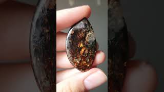 Authentic Astrophуllite cabochon quotStarryquot freakenfru lapidary gemstone minerals astrophyllite [upl. by Buehrer]