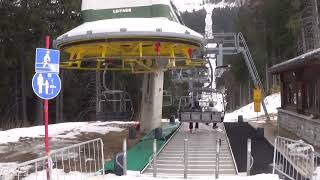 Risalita integrale seggiovia Leitner quotDoss delle Pertichequot  Temù BS  Chairlift  Sessellift  缆车 [upl. by Drugge]