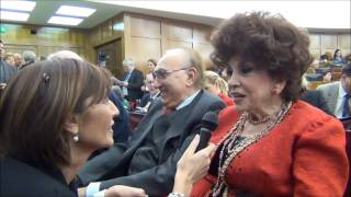 Intervista della nostra Direttrice Daniela Boccadoro ameri a Gina Lollobrigida [upl. by Alf959]