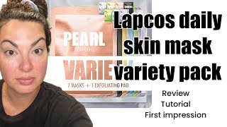 Lapcos Daily Skin Mask Variety Pack [upl. by Esau]