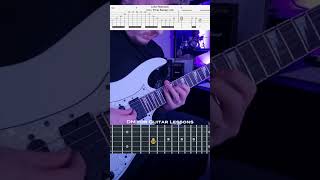 Cm  Fmaj Sweep lick guitartabs guitar sweeppicking [upl. by Carlie]