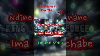 Amake kona Lyrics Kayz Adams ft Flex ZM [upl. by Nylsirhc]