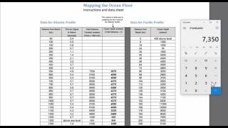 04 Mapping the Ocean Floor Lab [upl. by Aihsyak84]