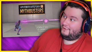 Flats Reacts To Overwatch 2 Mythbusters SOMBRA Rework Edition [upl. by Parette427]