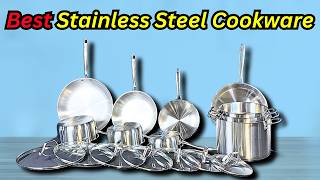 Top 7 Best Stainless Steel Cookware Sets 2024 [upl. by Reprah]