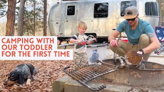 Airstream Camping With Our Toddler  Andrew Jackson State Park [upl. by Gambell198]