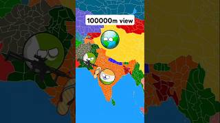 India 🇮🇳vs Pakistan 🇵🇰 who is more strong countryballs shorts countryballs [upl. by Jo-Anne801]