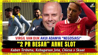 🚨 quot2 PR BESARquot Arne Slot 🎯 Virgil Van Dijk Akui Adanya quotNEGOSIASIquot🔴 Update Berita Liverpool Terbaru [upl. by Marga]