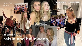 halloween and a 24hour party also known as raisin  university of st andrews vlog [upl. by Mitzi]