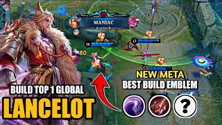 NEW META LANCELOT BROKEN DAMAGE  BUILD LANCELOT TERSAKIT 2024  MOBILE LEGENDS [upl. by Einyaj]