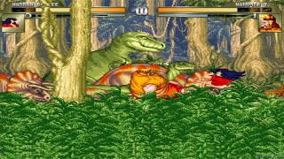 Nostalgic Mugen V2 Characters Cadillacs amp Dinosaurs  Character Selection Screen  Gameplay [upl. by Atalanti]