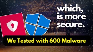 Windows Defender vs TotalAV Which is More Secure  We Tested With 600 Malware [upl. by Ravens129]