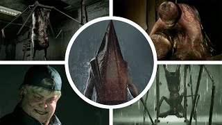 Silent Hill 2 Remake  All Bosses with Cutscenes No Damage [upl. by Ander389]