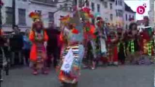 Carnaval bolivien dans les rues de Bruxelles [upl. by Mcgean]