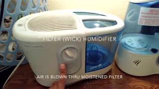 Which Humidifier is best Vicks Honeywell ultrasonic warm mist filter free  Skywind007 [upl. by Atalayah872]