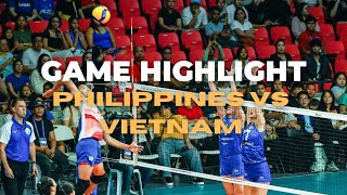 ALAS Pilipinas Philippines vs Vietnam  FULL GAME HIGHLIGHTS  2024 FIVB VOLLEYBALL CHALLENGER CUP [upl. by Priscilla]