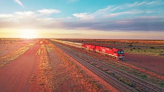 The Ghan  going through the centre of Australia by rail [upl. by Chamberlain]