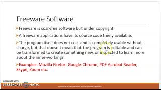 Open Source Software Commercial Software Freeware Software Shareware Software Proprietary Soft [upl. by Wrdna]