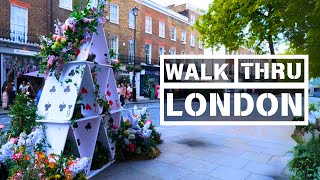 London Flower Festival  A Relaxing Walk Through The Looking Glass at Belgravia in Bloom [upl. by Paten]