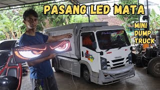 BIKIN PENASARAN HASILNYA SEPERTI APA MINI TRUCK PASANG LED MATA [upl. by Alexandros557]