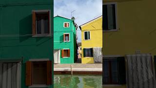 📍Burano island Italy 🇮🇹The colourful island of Italy that will cheer you up [upl. by Kazimir]