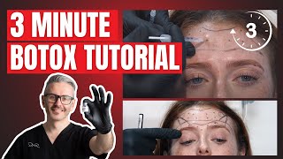 Simple Botox Tutorial  Common Botox Patterns  Botox Units Guide [upl. by Lleruj]