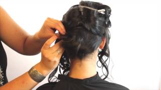 Chignon Hairstyle Easy How to featuring Barrett Stillitano Gratitude Salon Education [upl. by Eeima]