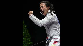 Her First Ever Medal was a 🥇🇪🇸 olympicfencing esgrima sports [upl. by Jyoti]