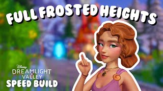 FULL frosted heights speed build  village amp castle [upl. by Inod]