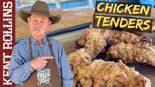 Fried Chicken Tenders  How to Make the Most Tender Chicken [upl. by Arratal862]