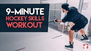 9Minute Hockey Skills Training Workout 🏒 [upl. by Lexie]