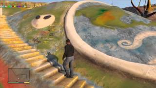 GTA 5 EASTER EGG Alien illuminati Cult Markings GTA V ALIEN EASTER EGGS [upl. by Ilek]