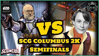 Star Wars Unlimited  SCG Columbus 2K Semifinals  John Tatta Jango TT VS Filip Han Yellow [upl. by Geer]