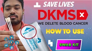 DKMS swab kit instructions Dkms bmst wsab kit unboxinx Dkms bmst how to use Technical suroj [upl. by Junius]