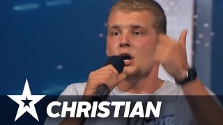 Christian  Danmark Har Talent 2017  Audition 1 [upl. by Duomham]