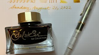 Pelikan M200 Golden Beryl Special Edition amp Edelstein Golden Beryl 2021 Ink of the Year [upl. by Marbut164]