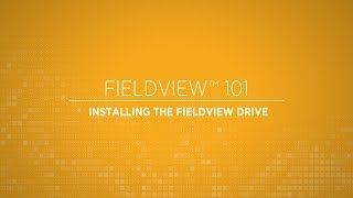 FieldView 101 Installing the FieldView Drive [upl. by Robet]