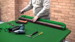 How to ReCloth a Pool Snooker Table Part 3 0f 4 [upl. by Manning]