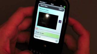 Palm Pre Messaging SMS and IM [upl. by Orsino]