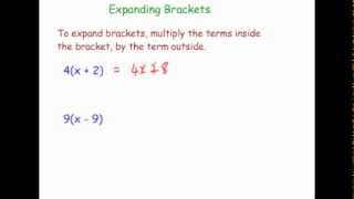 Expanding Brackets  Corbettmaths [upl. by Aerdnu]