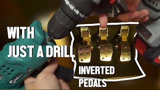 DIY Inverted pedals with just a drill [upl. by Odel]