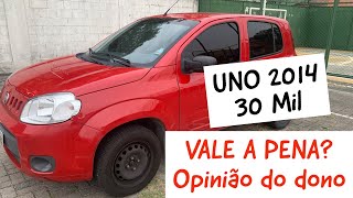 FIAT UNO VIVACE 2014 opinião do dono vale a pena [upl. by Eeryt]