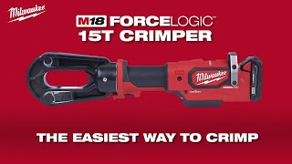 Milwaukee® M18™ FORCE LOGIC™ 15T Crimper [upl. by Rentschler]