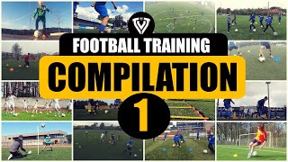 COMPILATION 1  FOOTBALL  SOCCER  TRAINING  EXERCISES  U8  U9  U10  U11  U12  U13  U14 [upl. by Nimesh518]