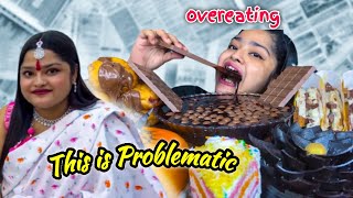 MADDY EATS BEING PROBLEMATIC MUKBANG INFLUENCERS PROMOTING UNHEALTHY CULTURE [upl. by Yewed202]