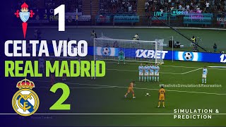 CELTA VIGO 12 REAL MADRID • Highlights • LaLiga 2425  SimulaciónRecreación [upl. by Kannry]