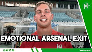 Very EMOTIONAL to leave Arsenal  Emile Smith Rowe EXCLUSIVE [upl. by Willem]