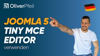 Joomla 5 Tiny MCE Editor verwenden 🇩🇪 [upl. by Cosimo]