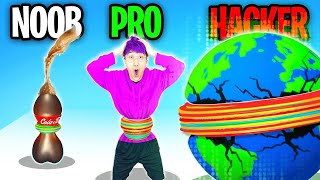 NOOB vs PRO vs HACKER In FLEXY RING ALL LEVELS [upl. by Mcclure]